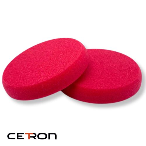 Полировальный диск на липучке 150 мм x 25 мм Красный