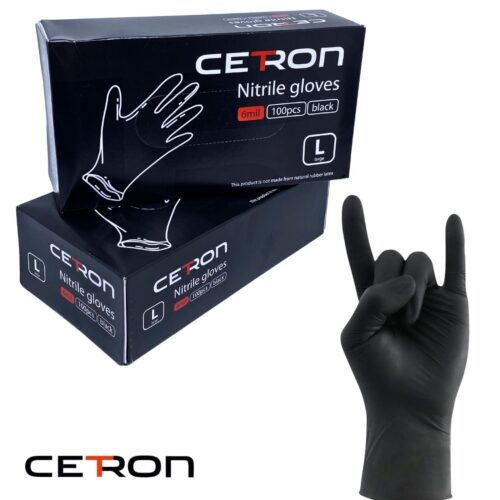 Износостойкие нитриловые перчатки CETRON NG PRO (размер L)