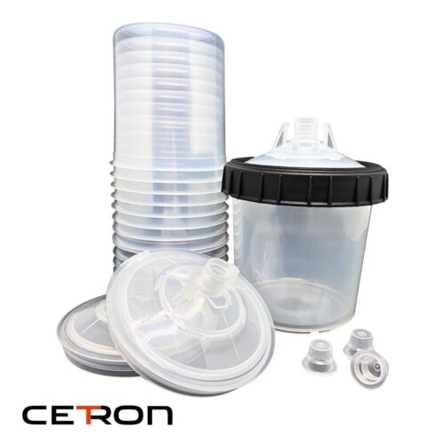 Набор одноразовых пластиковых емкостей 650 мл для покраски CETRON