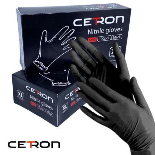 Износостойкие нитриловые перчатки CETRON NG Ess (размер L)